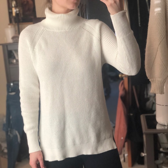 J. Crew Sweaters - J. Crew White Turtleneck